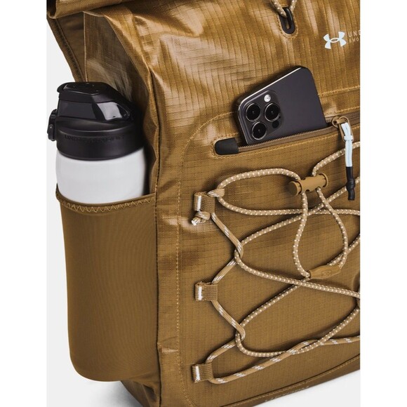 Under Armour UA Summit Small Backpack Coyote Camel Brown Waterproof $140 NEW - Picture 4 of 16